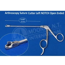 ARTHROSCOPY SUTURE CUTTER - Open Ended - LEFT NOTCH Same As ARTHREX -Surgical