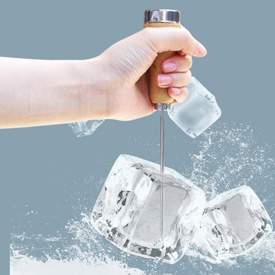 Stainless Steel Ice Picks Punch Crusher Icing Breaker Tool L6R7 Handle Z3X5