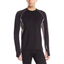 Timberland PRO Men's Skim Coat Light Thermal Top Jet Black Base Layer