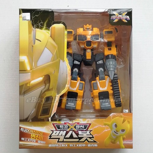 MINIFORCE X MAXBOT Yellow Ranger Transforming Robot Drill Machine Car Toy 7" - Picture 6 of 6