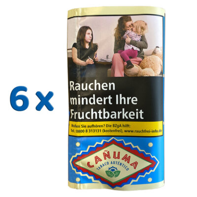 Canuma Bright Drehtabak Pouch 6x 30g