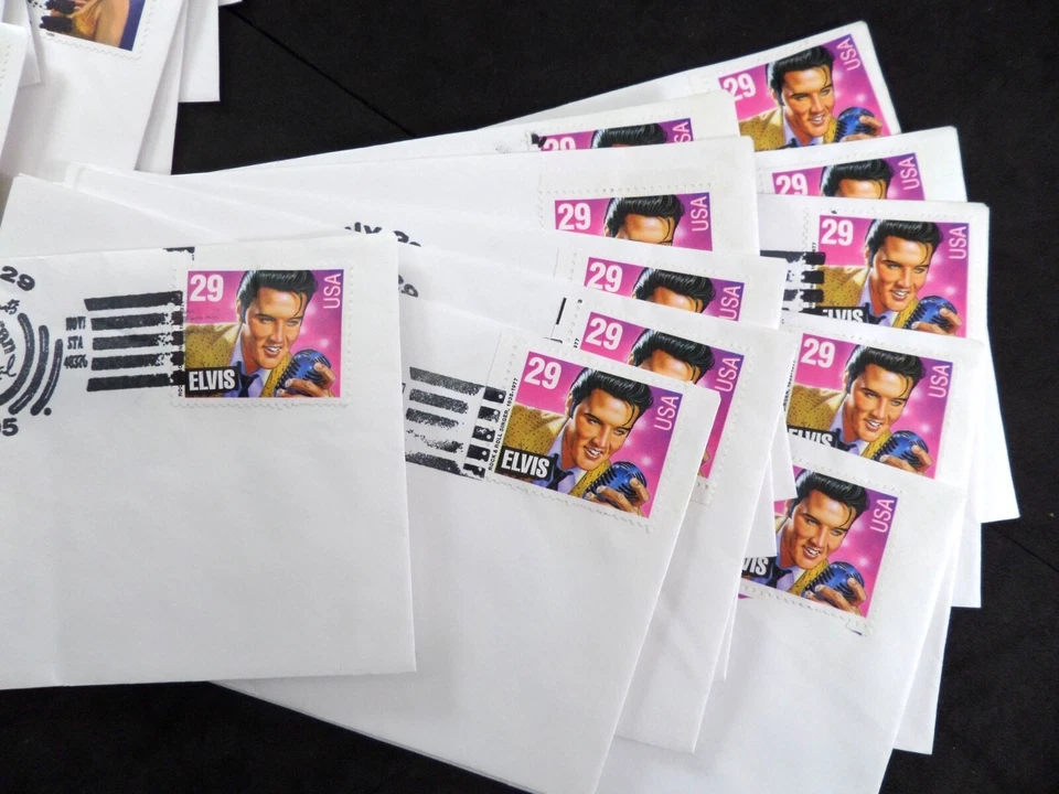 32 Cent Marilyn Monroe Elvis Michigan 1950s Festival Stamped Envelopes July 1995 - Image 3 of 4