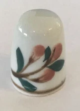 Flower Flowers Thimble Vintage Souvenir Collectible