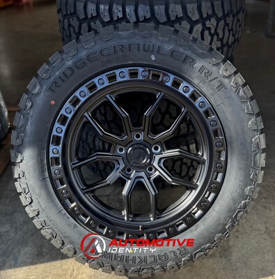 4) 20x9 Arena A109 Hustle Black Wheels Rims 32