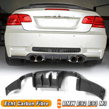 Für BMW 3er E92 E93 M3 07-13 Carbon Diffusor Heck Stoßstange Spoiler Heckschürze