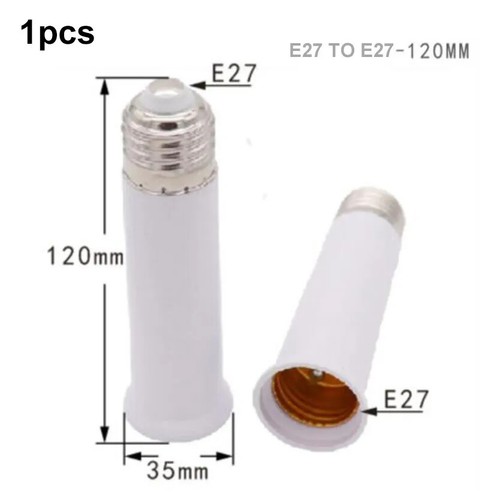 6/50cm LED Lamp Light Bulb Base E27 to E27 Flexible extend power Socket Holder - Picture 14 of 14
