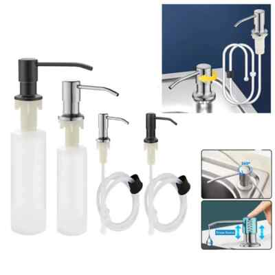 #ad Liquid Soap Bottle Sink Mount Hand Pressure Soap Dispenser Bottle Liquid Soap $29.01
