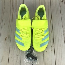 Adidas Adizero HJ Track  Field Spikes High Jump Solar Yellow Mens Size 5.5