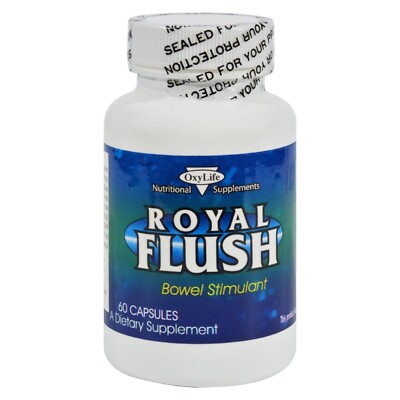 Oxylife Royal Flush - 60 Capsules, EXP. 09/2027