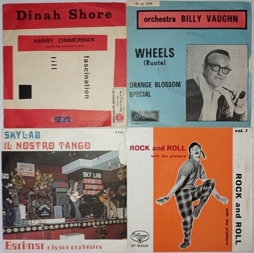 Disco 45 Giri Dina Shore Billy Vaughn Barimar Orchesta Rock And Roll Platters