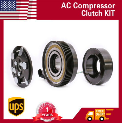 New A/C AC Compressor Clutch Fits Audi TT Quatro Jetta Golf & Beetle SD7V16 - Picture 2 of 7