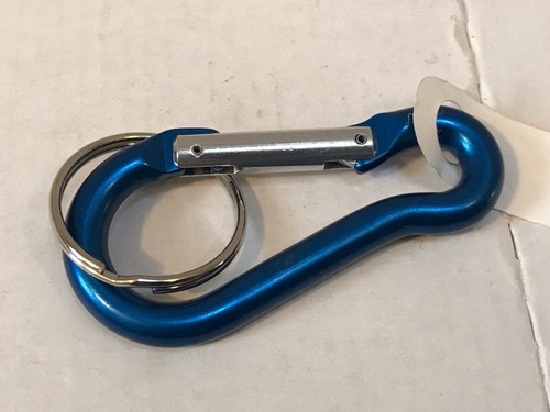 OMEGA PACIFIC 2 1/2" MINI PEAR CARABINER KEY CHAIN / RING CHOOSE COLOUR NEW - Picture 5 of 14
