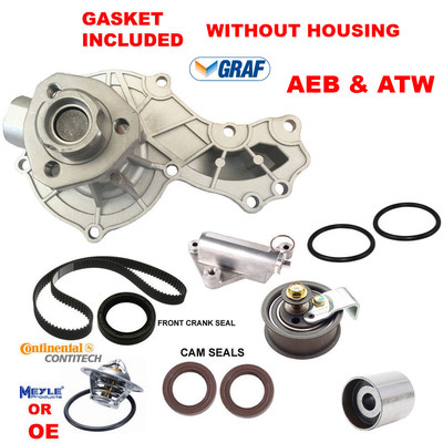 ENGINE TIMING BELT WATER PUMP KIT FITS AUDI VW 1.8L AEB ATW 