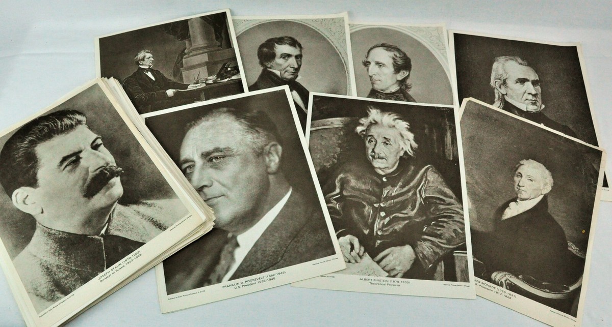 Collection of 128 portraits. HISTORICAL PICTURE Service (BI