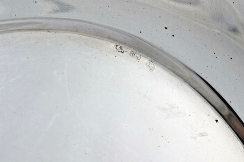 Vassoio ovale argento 800 antico fratelli audaci svevi Gmünd 216,61gr. 952 - Foto 10 di 10