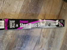 On-Stage Stands SM7122B Compact Folding Sheet Music Stand Black Boxed VGC