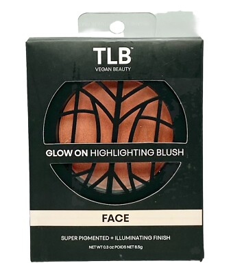 TLB Glow On Highlighting Blush Face Super Pigmented OUTSPOKEN 0.3 oz. NIB