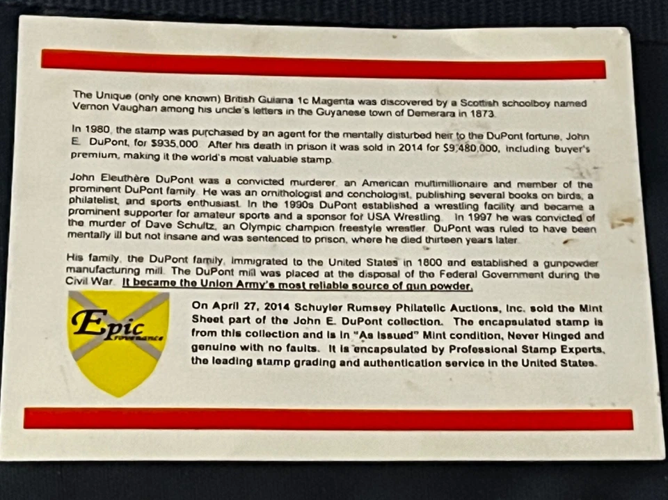 jon dupont collection stamp graded - Image 4 of 4