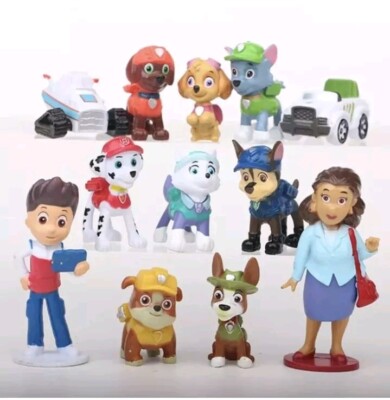 Paw Patrol Tortenaufleger Geburtstag Feier (einige Minions enthalten)