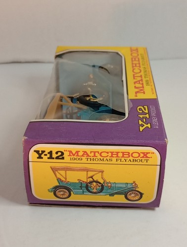VTG. 1967 Matchbox Y-12 Models Of Yesteryear 1909 Thomas Flyabout W/Box England - Picture 6 of 16