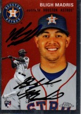 Bligh Madris Houston Astros 2023 Topps Chrome Platinum Autographed Signed Card