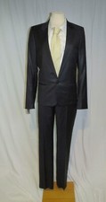 Dior Homme x Hedi Slimane FW 07 Blue Pinstripe One Button Suit 36 NWT