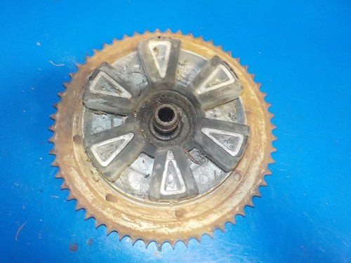 JAWA CZ 175 1970'S REAR WHEEL SPROCKET / 6 RUBBERS / COVER USED - Picture 3 of 4