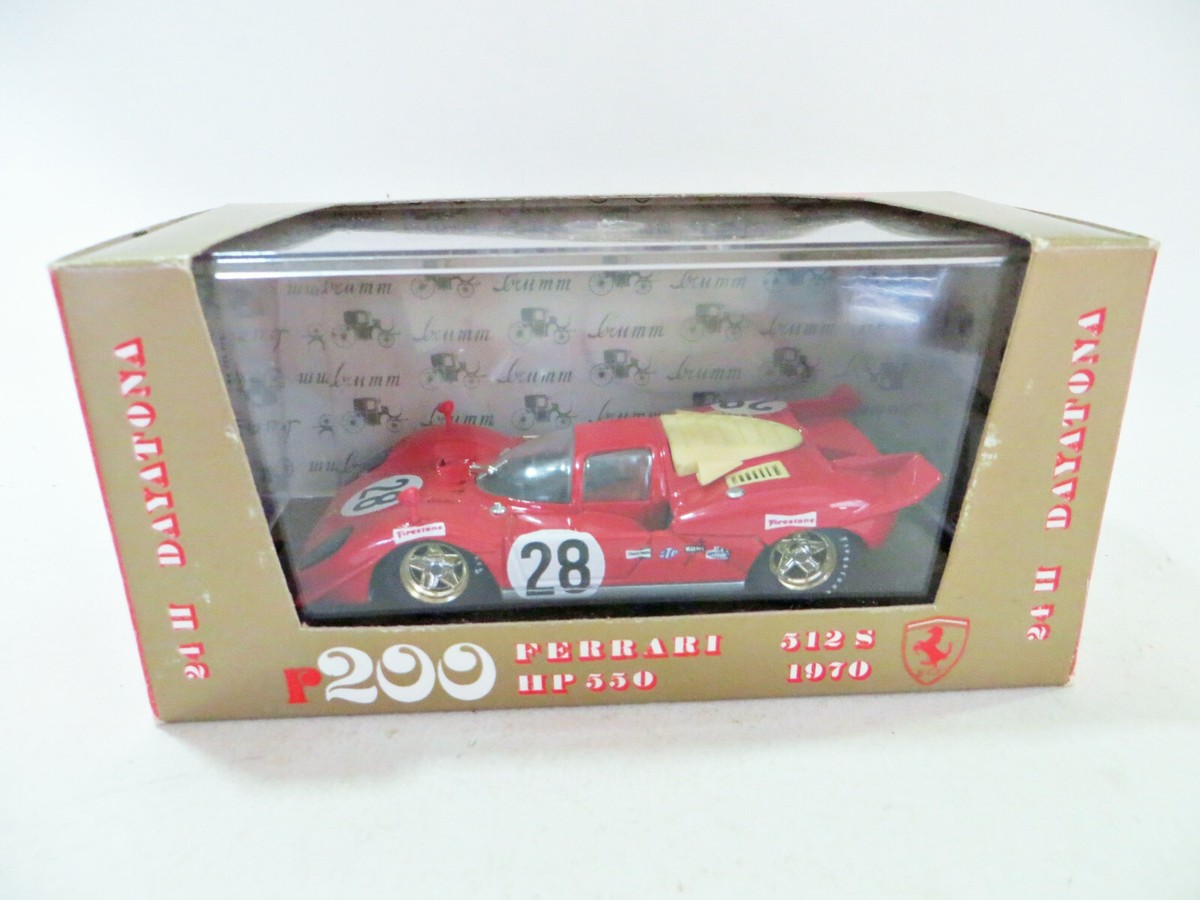 brummブルム フェラーリ 512s デイトナ 24h 1970 Brumm Ferrari 512s Daytona 24hrs 1970 Race No28 #r200 MINT