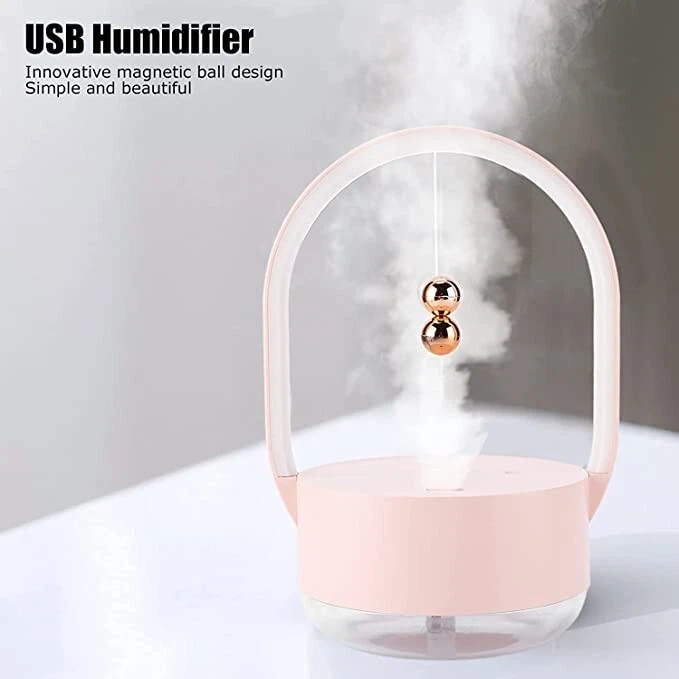 Magnetic Suction Portable Night Light humidifier Desktop Wireless Home Hydration - Image 2 of 4
