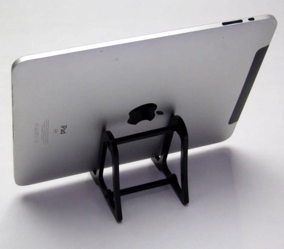 APPLE iPAD ORANGE ACRYLIC CUSTOM STAND CRADLE iPHONE MINI TABLET WI-FI APPLE NEW - Image 4 of 4