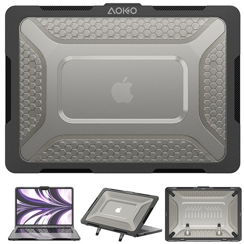 2-Piece Honeycomb Hard Shell Case for MacBook Pro 13, Air 13, Air 13.6