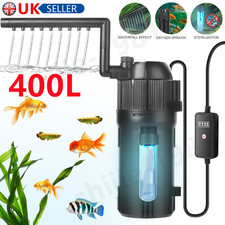 5 in 1 Aquarium Fish Tank Internal Filter with UV Steriliser Clarifier Pump