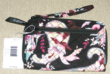 VEAR BRADLEY ZIP AROUND WALLET BOTANICAL PAISLEY MSRP $60.00