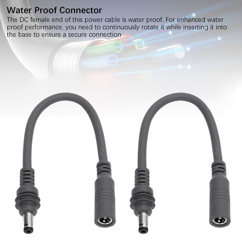 2PCS DC Adapter Cable DC Extension Cable Power Extension Cord Support 5A 100W - Afbeelding 3 van 12