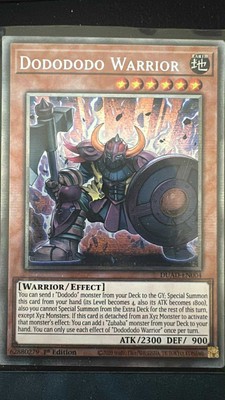 Yugioh EU English Dodododo Warrior DUAD-EN004 Starlight Rare NM 1st IN HAND!!