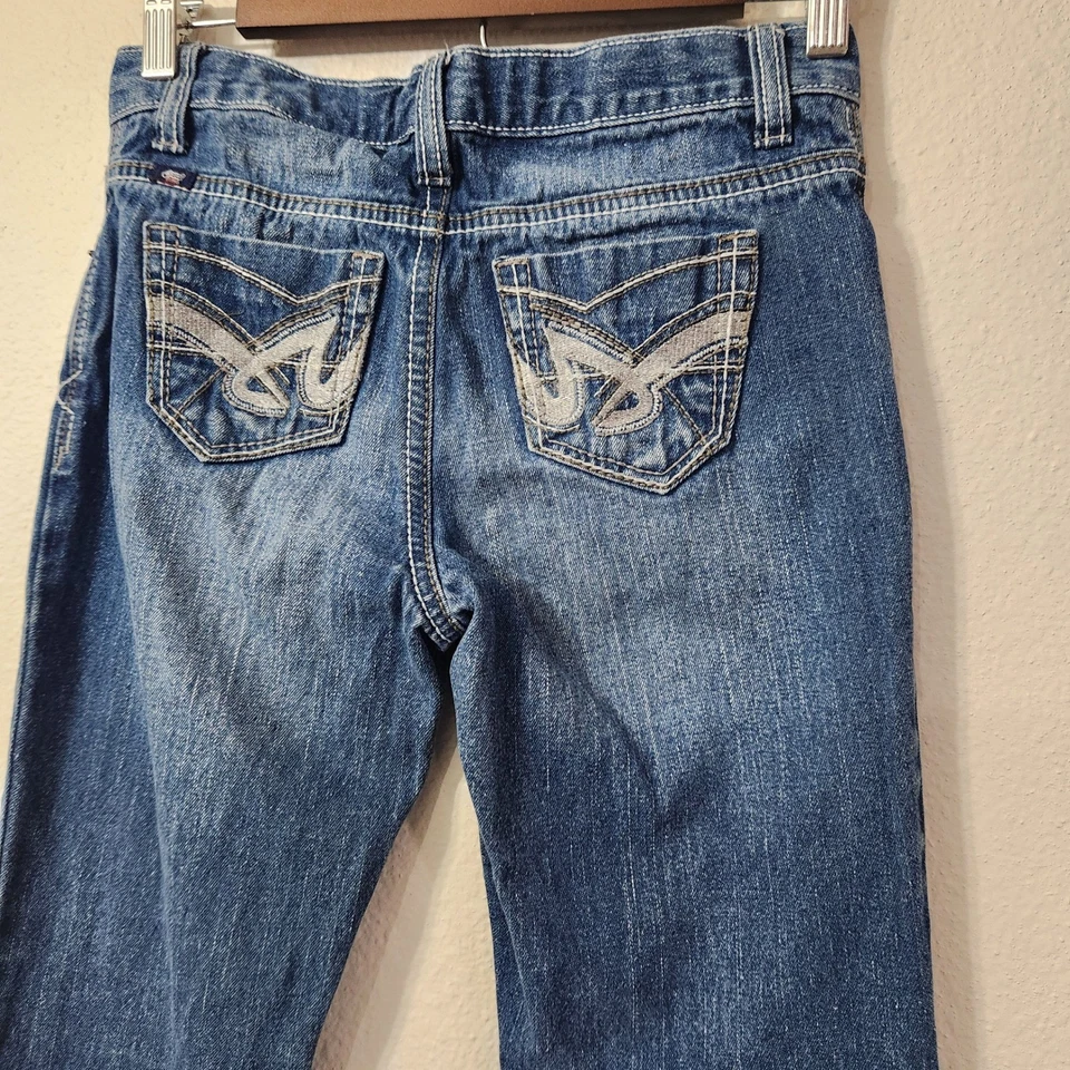 Cruel Girl 女孩 12R 码短靴牛仔裤中号水洗 — 第 3/4 张图片