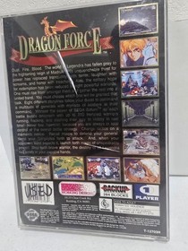 Dragon Force (Sega Saturn) CIB COMPLETE IN BOX RARE TESTED AND WORKING! 