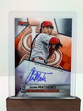 2025 Bowmans Best Quinn Mathews Best of 2025 Auto B25-QM Cardinals 