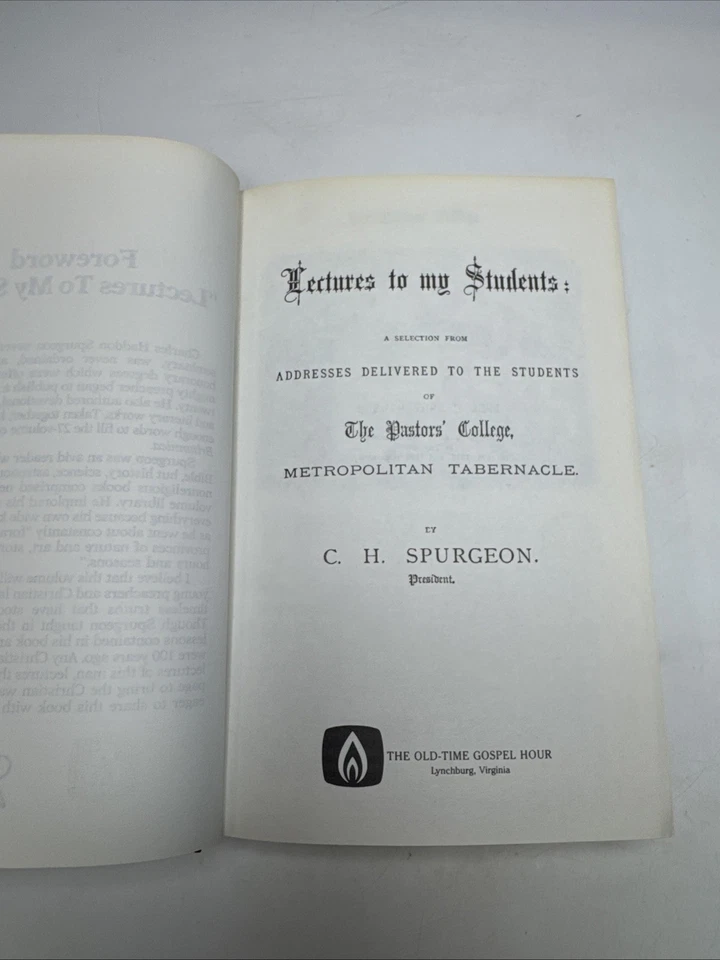 Lectures to My Students: Selection From Addresses, C. H. Spurgeon, HB New, B186 - Image 4 of 4