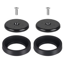 2 Pack Pre-Rinse Spray Valve Repair Kit 1.42 GPM Face Bumper for Black
