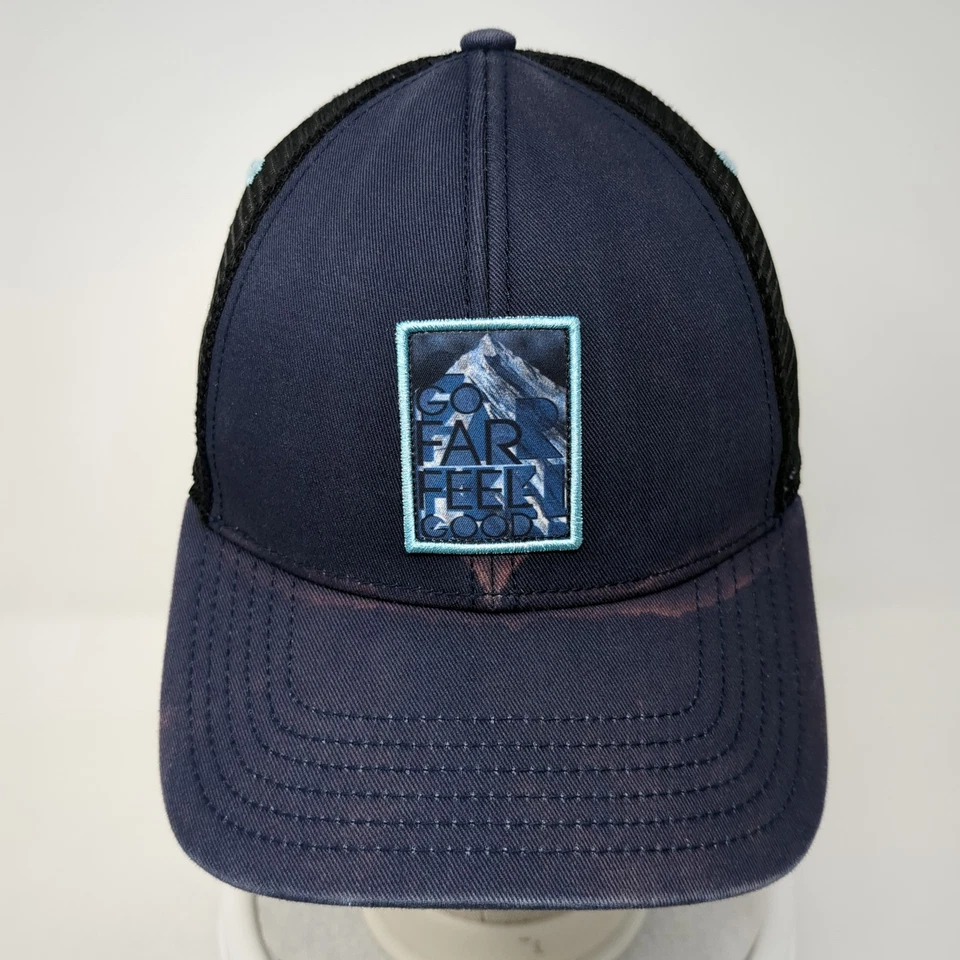 Go Far Feel Good Gorra de Camionero Snapback Azul Talla Única Malla Espalda Smartwool Foto 2 de 4
