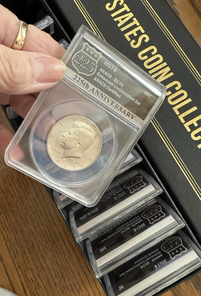 ANACS - 70 enhanced uncirculated set 225th anniversary of the US mint coins 2017 - Image 2 of 3