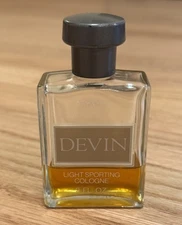 Aramis Devin Light Sporting Cologne 2 oz - Vintage 25% Full