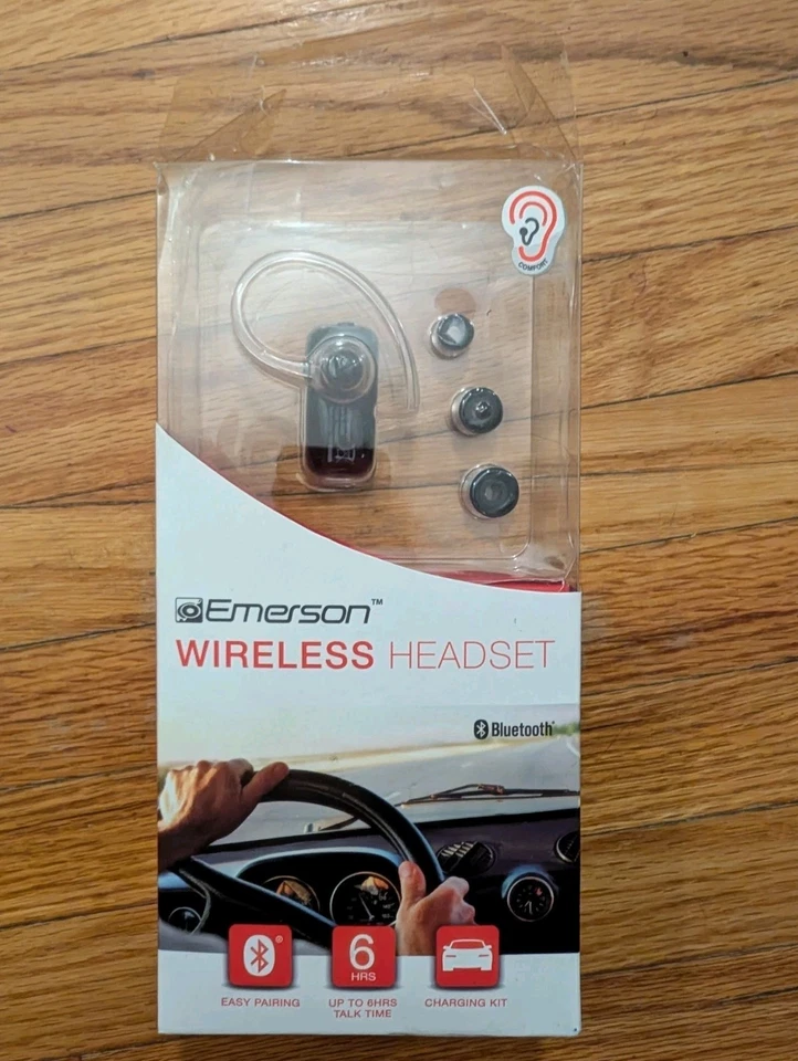 Auriculares inalámbricos Bluetooth Emerson sin probar nuevos caja abierta Foto 2 de 2