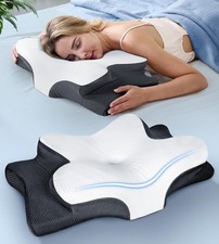 Ultra Pain Relief Cooling Pillow for Neck Support, Adjustable Cervical Neck P...