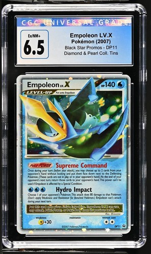 2007 Pokemon Black Star Promo DP Collector's Tin #DP11 Empoleon LV.X CGC 6.5