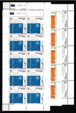 Armenia 543-546 MNH miniature sheet set 50 years of European stamps #IB123