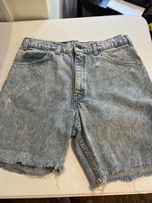 Vintage Men  s Acid Wash Levi  s Orange Tab Cutoff Jean Denim Shorts. No tags 32