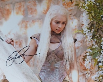 Emilia Clarke Game of Thrones Signed Autograph Photograph COA 
