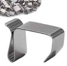 10 Pcs Heavy Duty Stainless Steel Durable Metal Gutter Clips for Hanging Outdoor